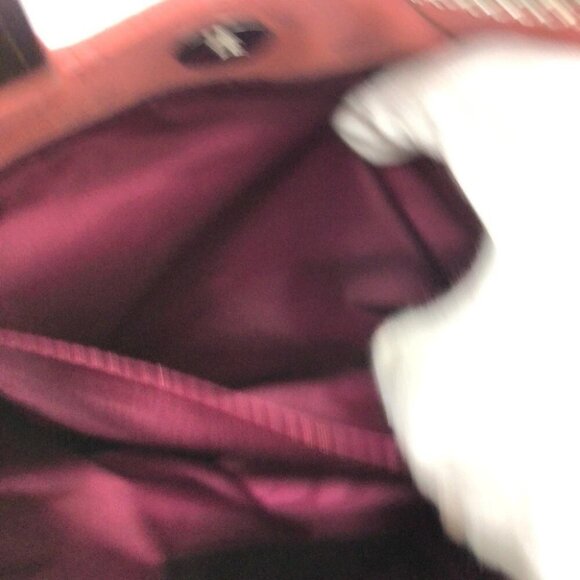 HUNTING WORLD Overall handle Backpack Bag with Charm Backpack Canvas wine-red - Picture 11 of 14